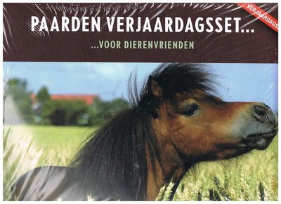 Paarden verjaardagset voor dierenvrienden- Nieuwstaat