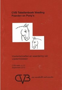 CVB Tabellenboek Voeding Paarden en Pony's - 2e-hands in goede staat